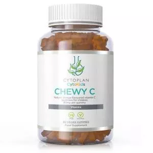 Cytoplan Chewy C Vitamine C pour les enfants à partir de 3 ans, 90 bonbons à mâcher