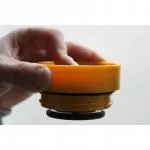Circular Cup (227 ml) - crème/turquoise - à partir de gobelets en papier jetables
