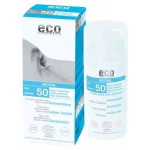 Eco Cosmetics Ecran solaire neutre sans parfum SPF 50 BIO (100ml)