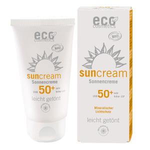 Crème solaire SPF 50 BIO (75 ml) - légèrement teintée