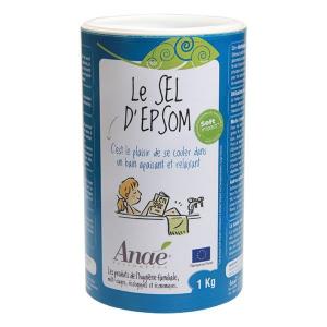 Anaé by Epsom salt (1 kg) - pour le bain, le gommage et le jardin