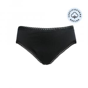 Anaé by Menstrual Panties Culotte pour menstruations légères - noir L - en coton biologique certifié