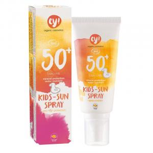 Spray solaire pour enfants SPF 50 BIO (100 ml) - 100% naturel, avec pigments minéraux