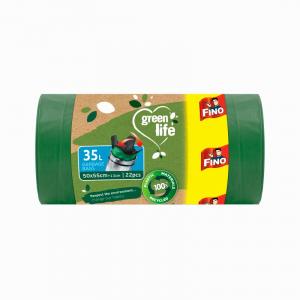 Sacs poubelle Green Life Easy pack 25 μm - 35 l (22 pcs)