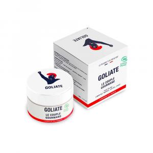 The Gourmet Couple BIO huile de massage et de lubrification comestible 2en1 (50 ml) - avec un arôme et un goût de noisette