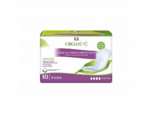 Serviettes d'incontinence en coton bio EXTRA - 10 pièces