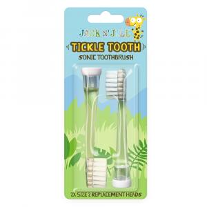 Têtes de remplacement pour la brosse à dents sonique Tickle Tooth (2 pièces) - pour les plus petits enfants