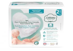 Couches jetables pour bébés en coton biologique 3-6 kg