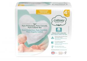 Couches jetables pour bébé en coton bio 7-18 kg