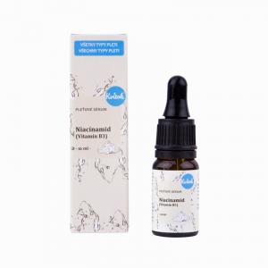 Sérum pour le visage - Niacinamide (vitamine B3) (10 ml) - pour les peaux à tendance acnéique, sensibles et matures