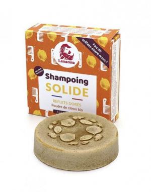 Shampooing solide pour cheveux blonds et clairs - citron (70 g)