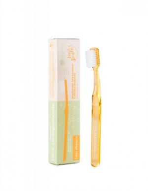 Brosse à dents pour enfants - abricot - matériaux 100% naturels