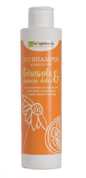 Shampooing au tournesol et à l'orange douce BIO (200 ml)