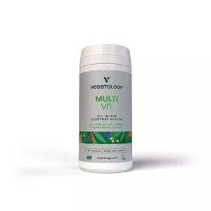 Vegetology MultiVit - Multivitamines et minéraux pour végétaliens, 60 comprimés