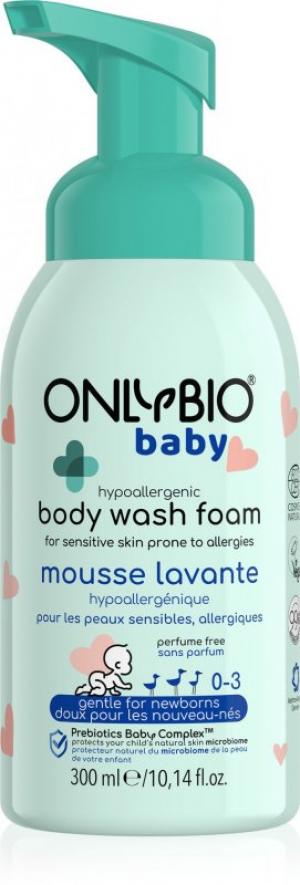 Mousse lavante hypoallergénique pour bébés (300 ml) - convient dès la naissance