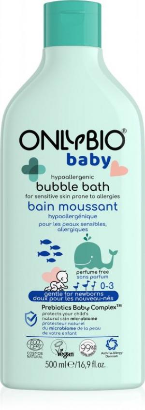 Bain moussant hypoallergénique pour bébés (500 ml)