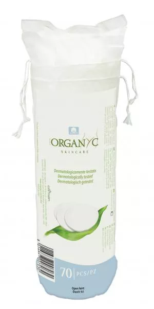 Organyc Cotons-tiges exfoliants (70 pcs) - 100% coton biologique