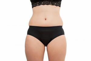 Culotte Menstruelle Bikini Noir - Moyen Noir - htr. et des menstruations légères (S)