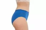 Pinke Welle Culotte menstruelle Bikini Blue - Medium - Couleur moyenne. et des menstruations légères (M)