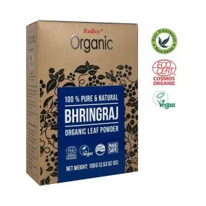 Radico Traitement aux herbes BIO (100 g) - Bhringraj - pour la croissance des cheveux