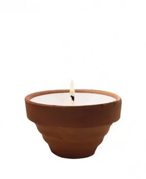 The Greatest Candle in the World Bougie parfumée Terracotta (75 g) - citronnelle