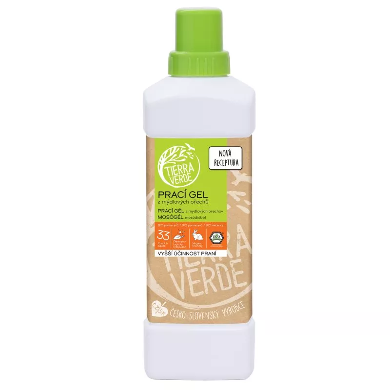 Tierra Verde Gel de lavage avec BIO orange - INNOVATION (1 l)