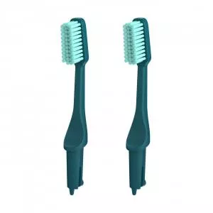 TIO BRUSH Têtes de brosse à dents de remplacement (souples) - Living Ocean - 2 pièces