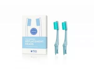 TIO Têtes de brosse à dents de rechange (ultra souples) (2 pcs) - ice blue