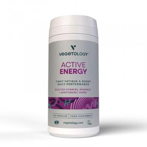 Vegetology Active Energy - Contre la fatigue et l'épuisement, 60 capsules