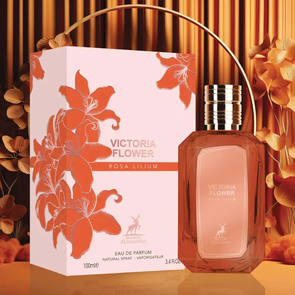 Victoria Flower Rosa Lilium eau de parfum pour femme 100 ml