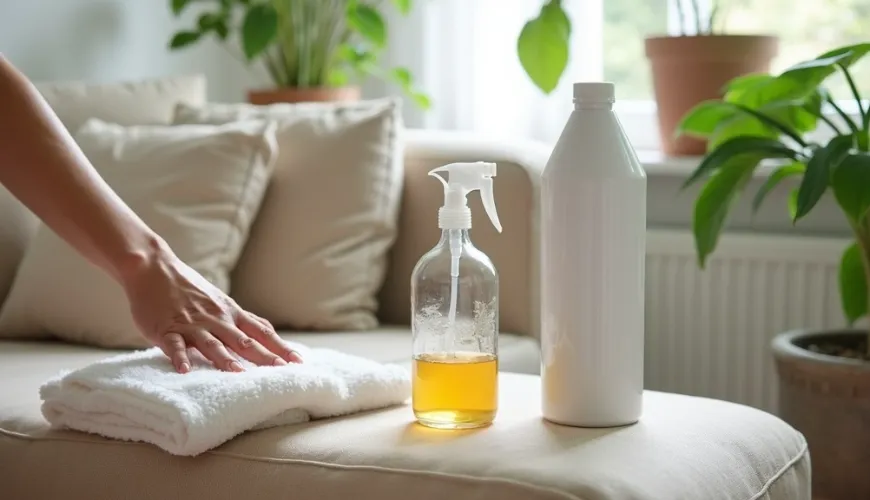 Comment nettoyer efficacement un canapé et éviter les nettoyants coûteux