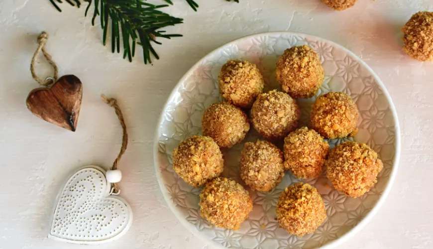 Tombez amoureux des boules de pain d'épices râpées