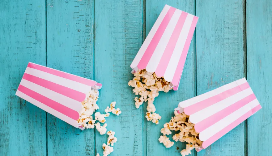 Popcorn - peu de calories, beaucoup de fibres et d'antioxydants