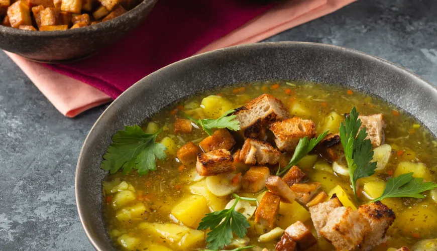 Véritable soupe à l'ail - une recette rapide qui réchauffe assurément