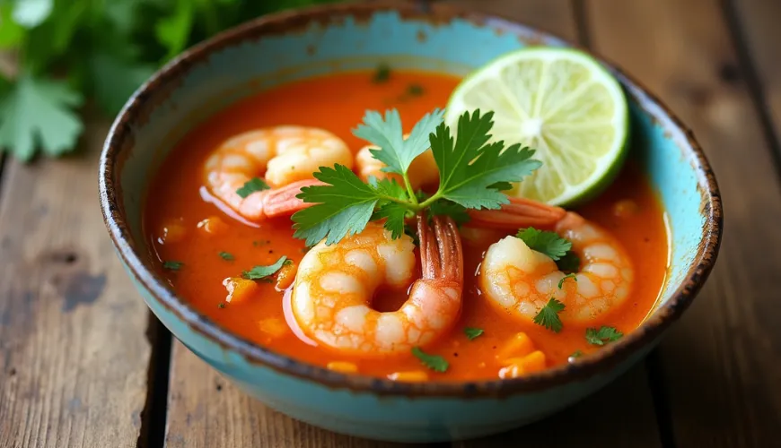 Soupe thaïlandaise aux crevettes comme rituel familial parfait