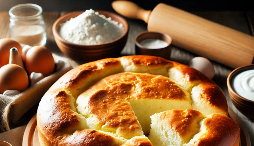 La pâte au fromage blanc pour le gâteau sent le beurre et fond délicieusement dans la bouche.